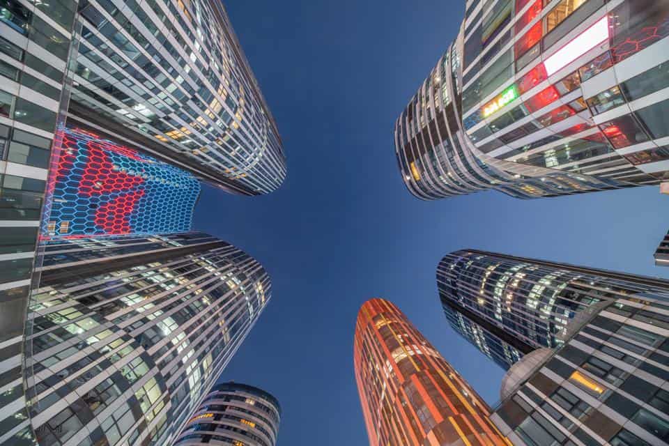 Neon Skyscrapers