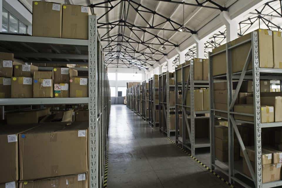 Warehouse With Boxes