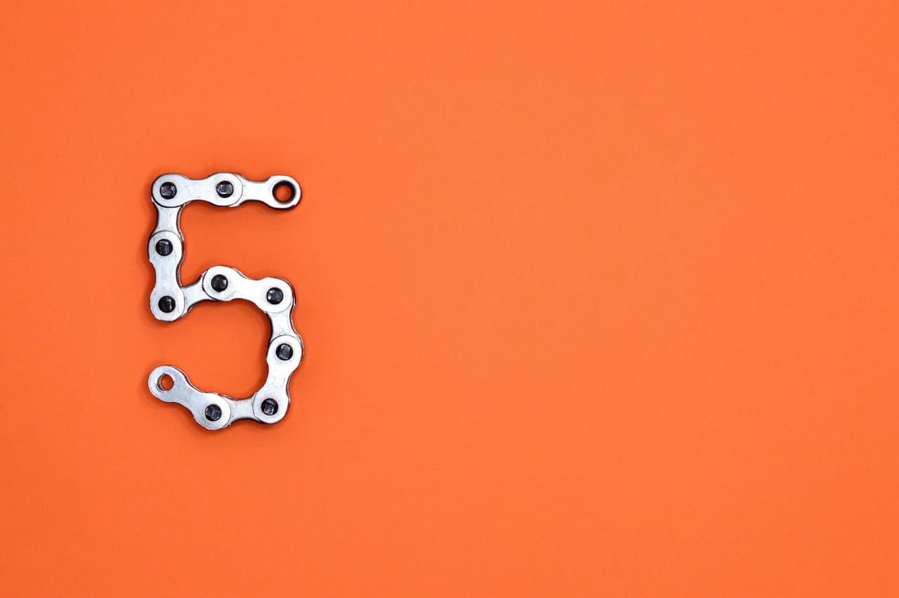 5 on Orange Wall 5 on Orange Wall