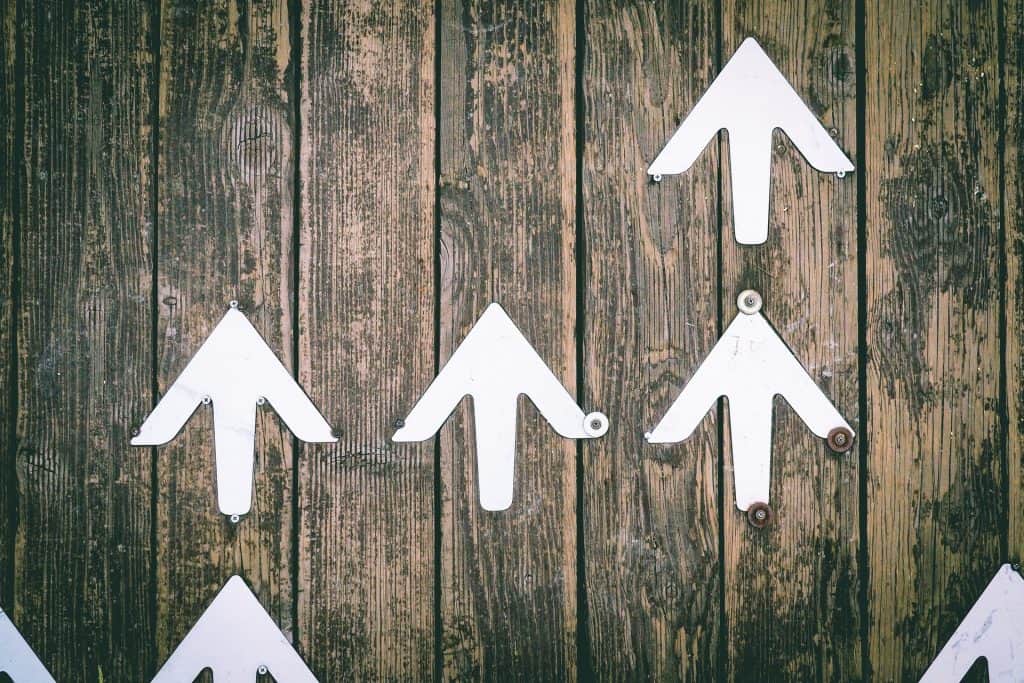 Arrows Pointing Up