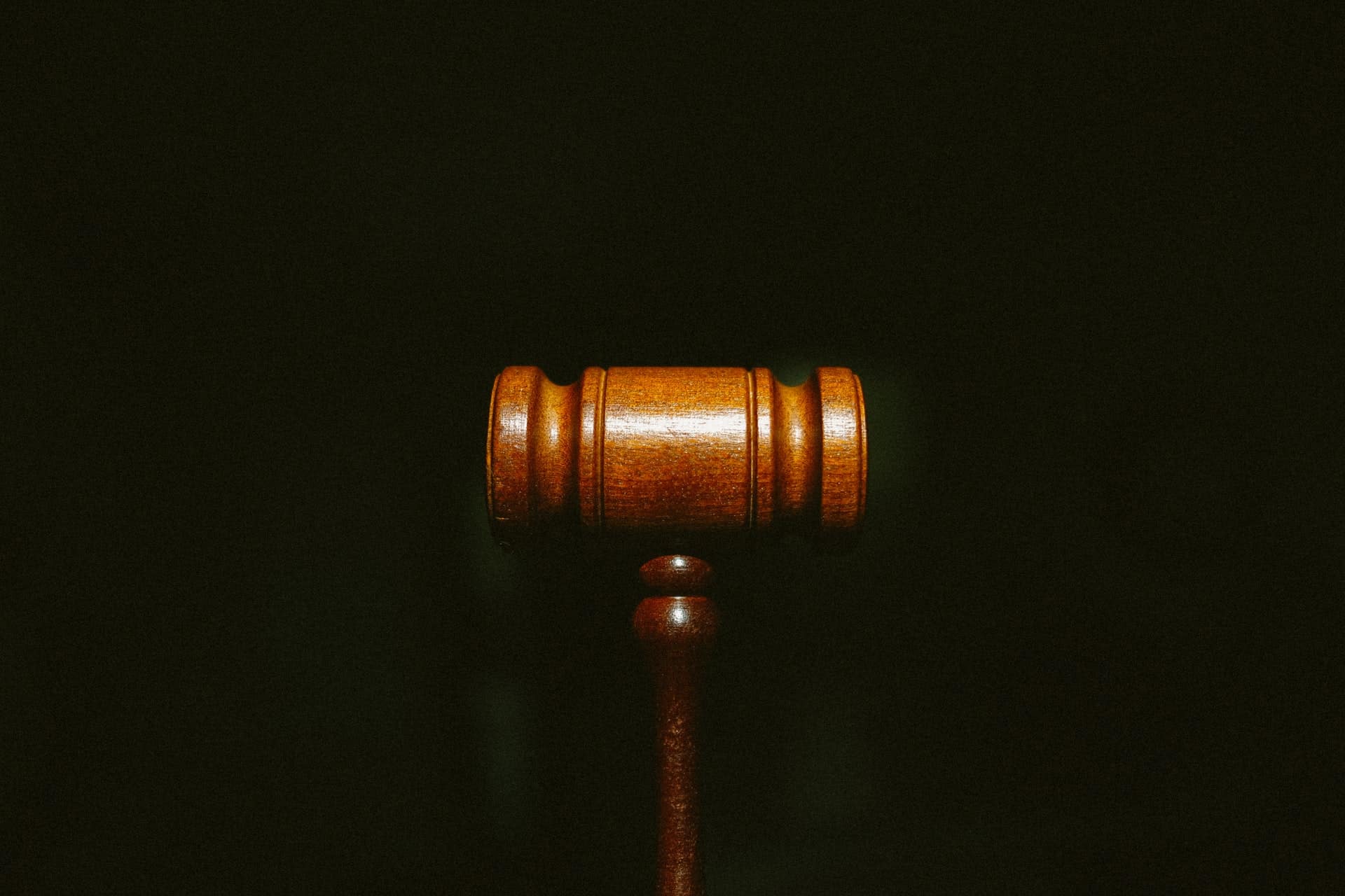 Gavel on Black Background Gavel on Black Background