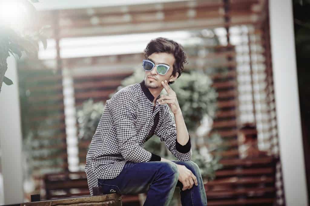 Guy Wearing Sunglasses