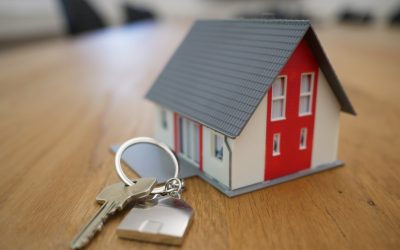 Home Keychain with Key