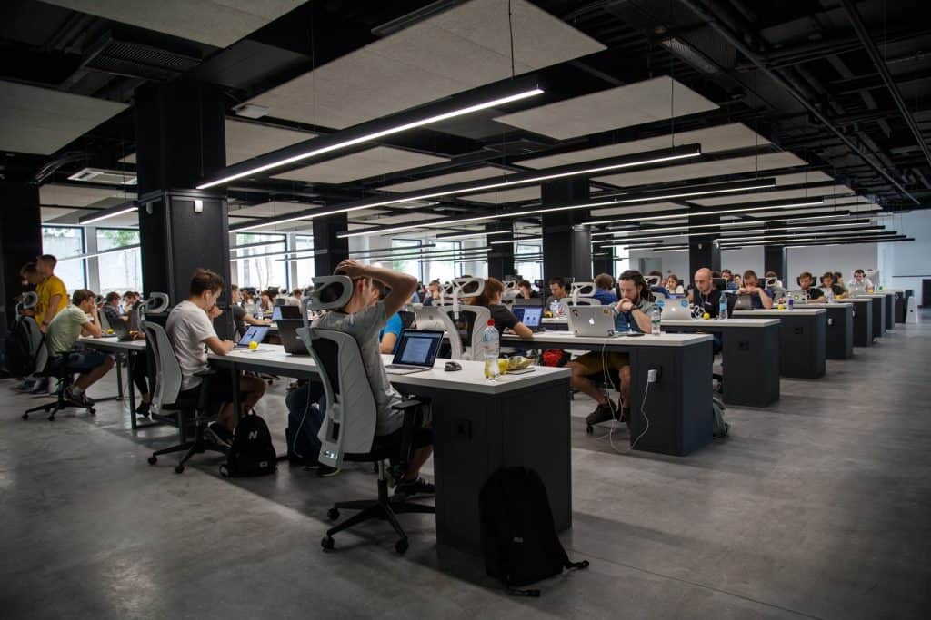 Office with Workers