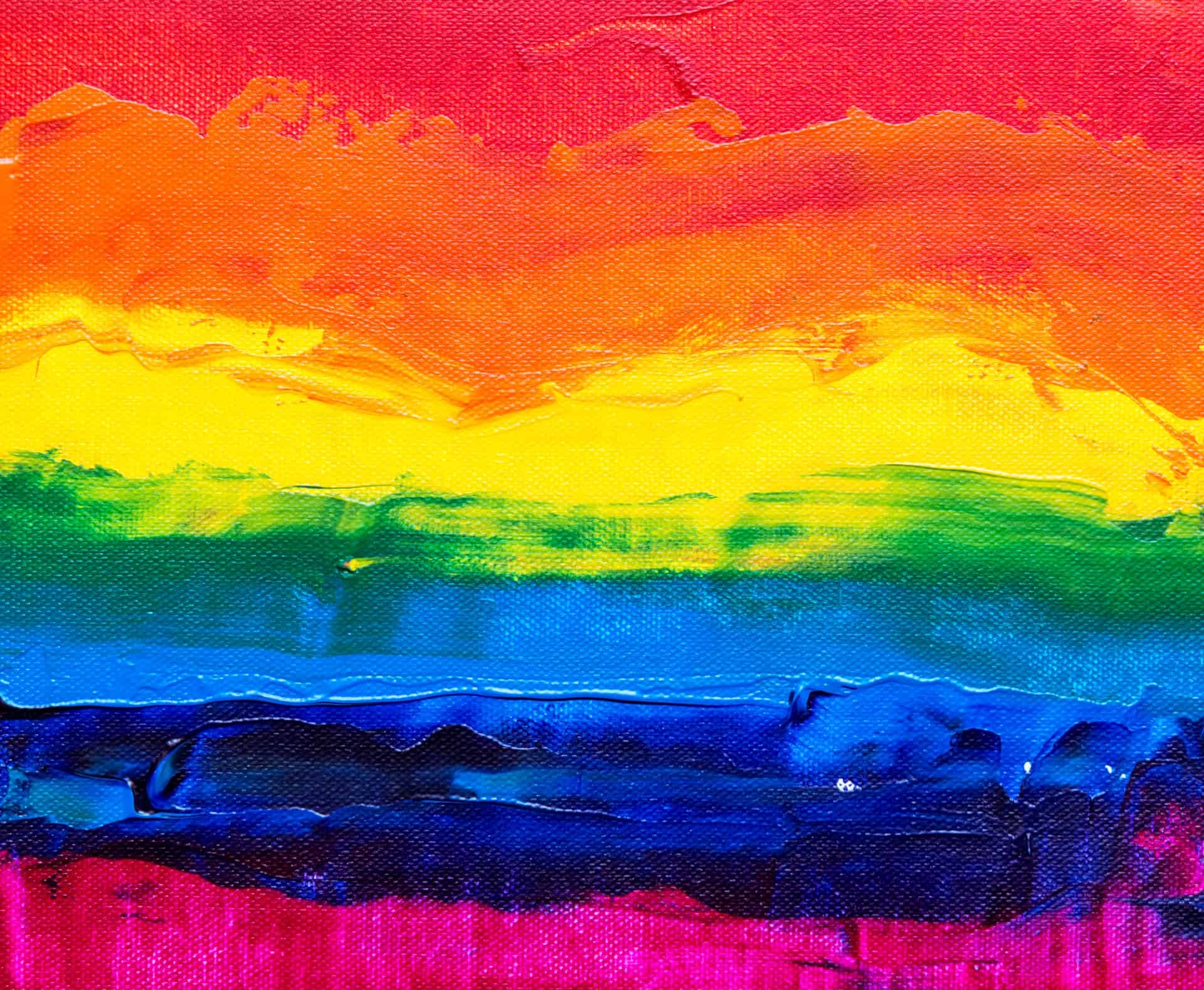 Pride Flag Painting Pride Flag Painting