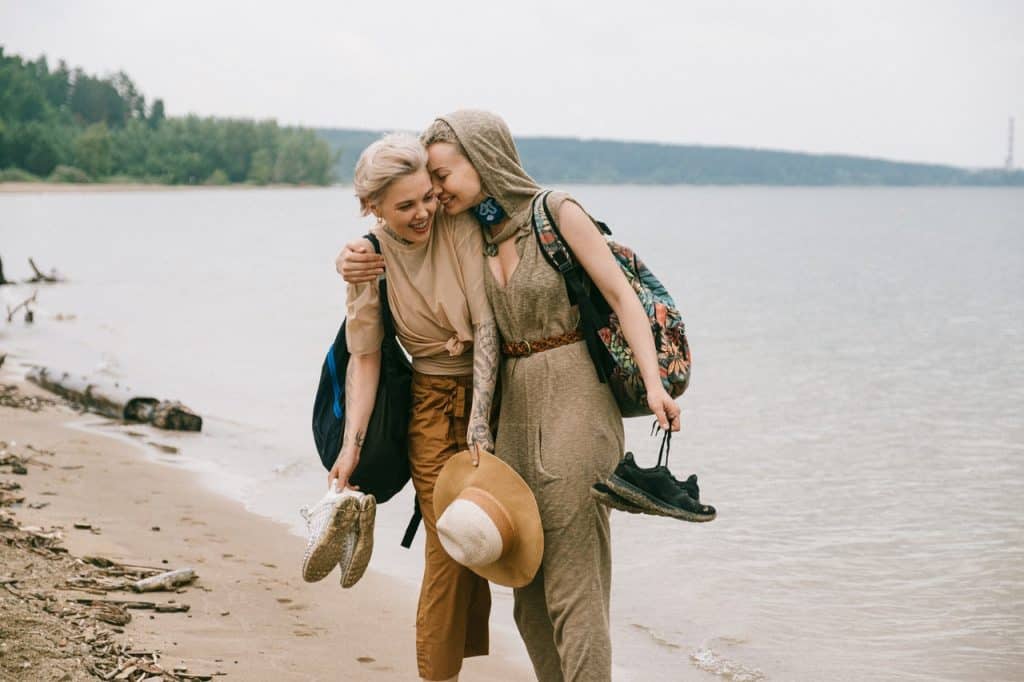 Two Women at the Beach