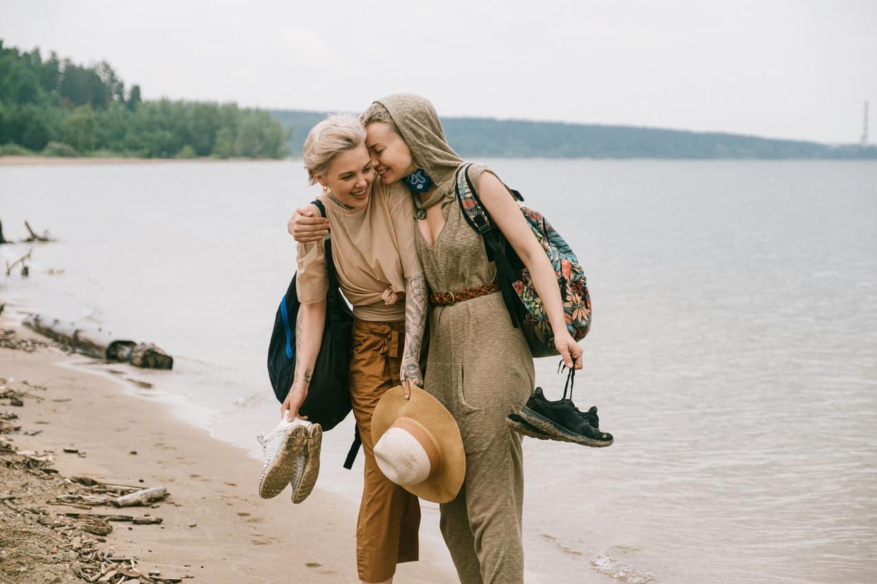 Two Women at the Beach Two Women at the Beach