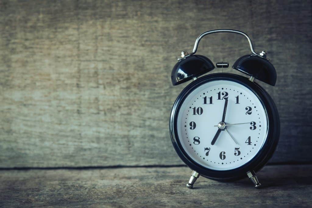 Clock on Wood Wall