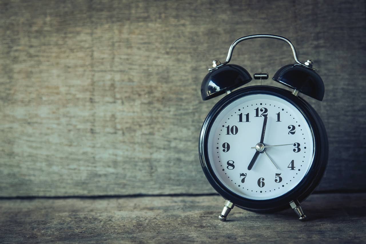 Clock on Wood Wall Clock on Wood Wall