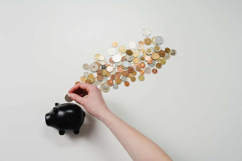 Piggybank With Coins