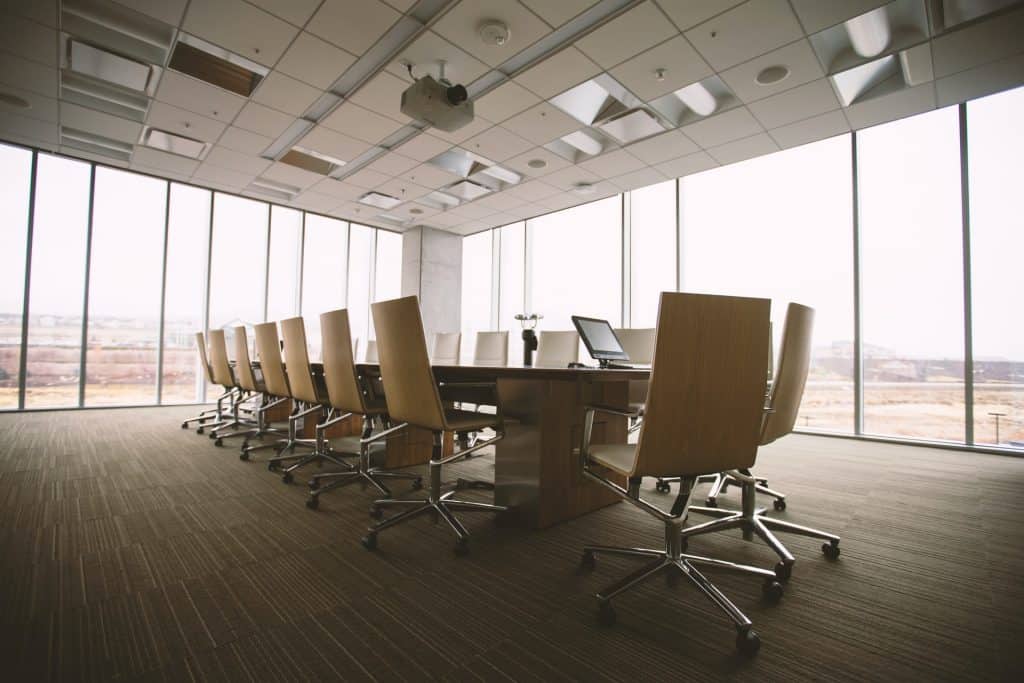 Conference Table Empty Chair