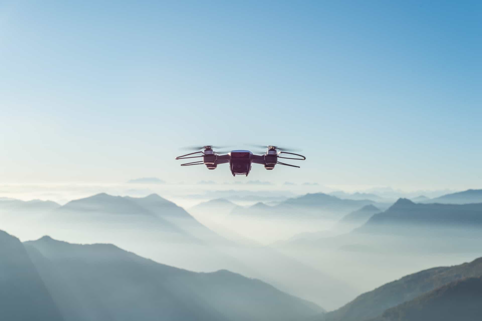Drone in the Mountains Drone in the Mountains