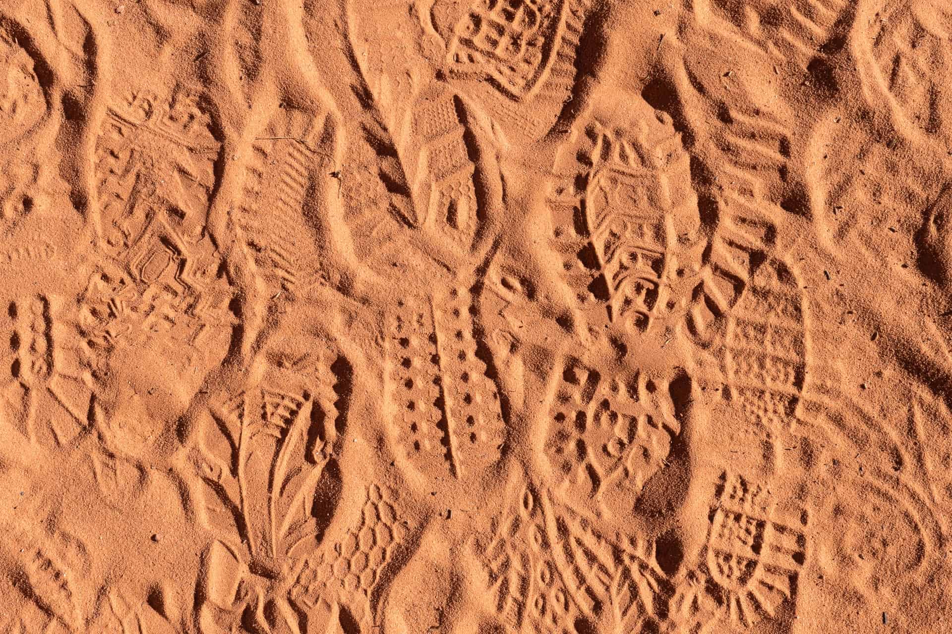 Shoe print in the Sand Shoe print in the Sand