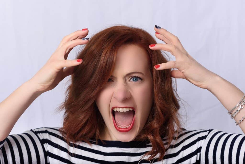 Woman Frustrated