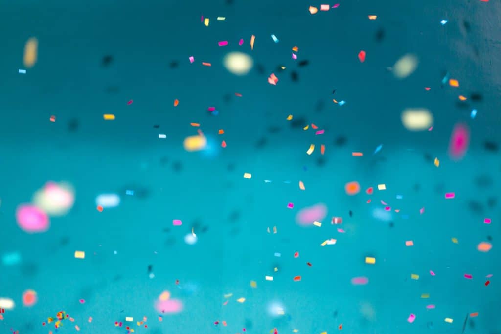 Confetti Crazy Wild Messy