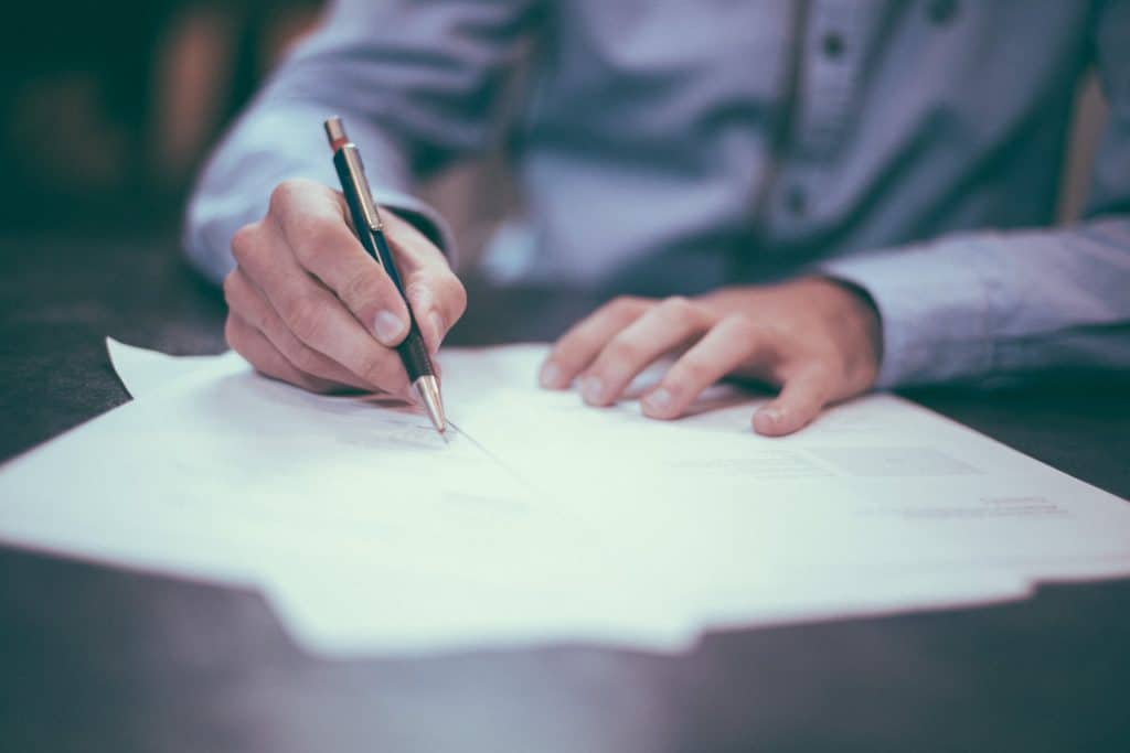 Contract Lease Signing