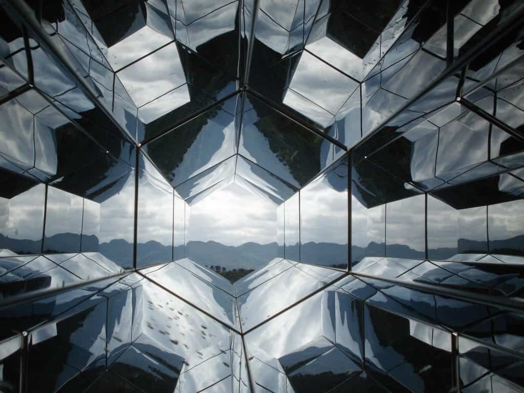 Future Glass Sky Mirror