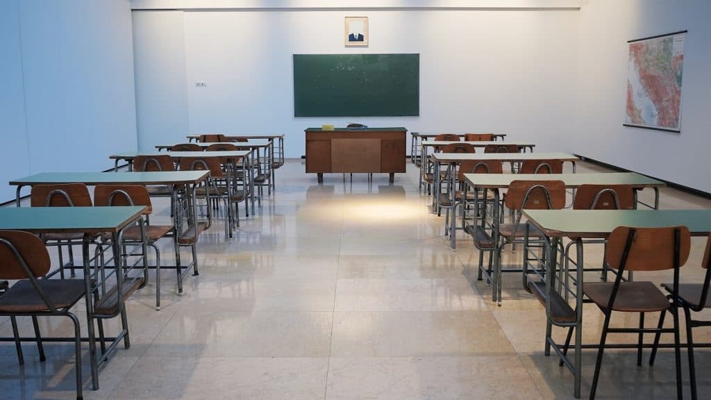 School Chalk Board Desk