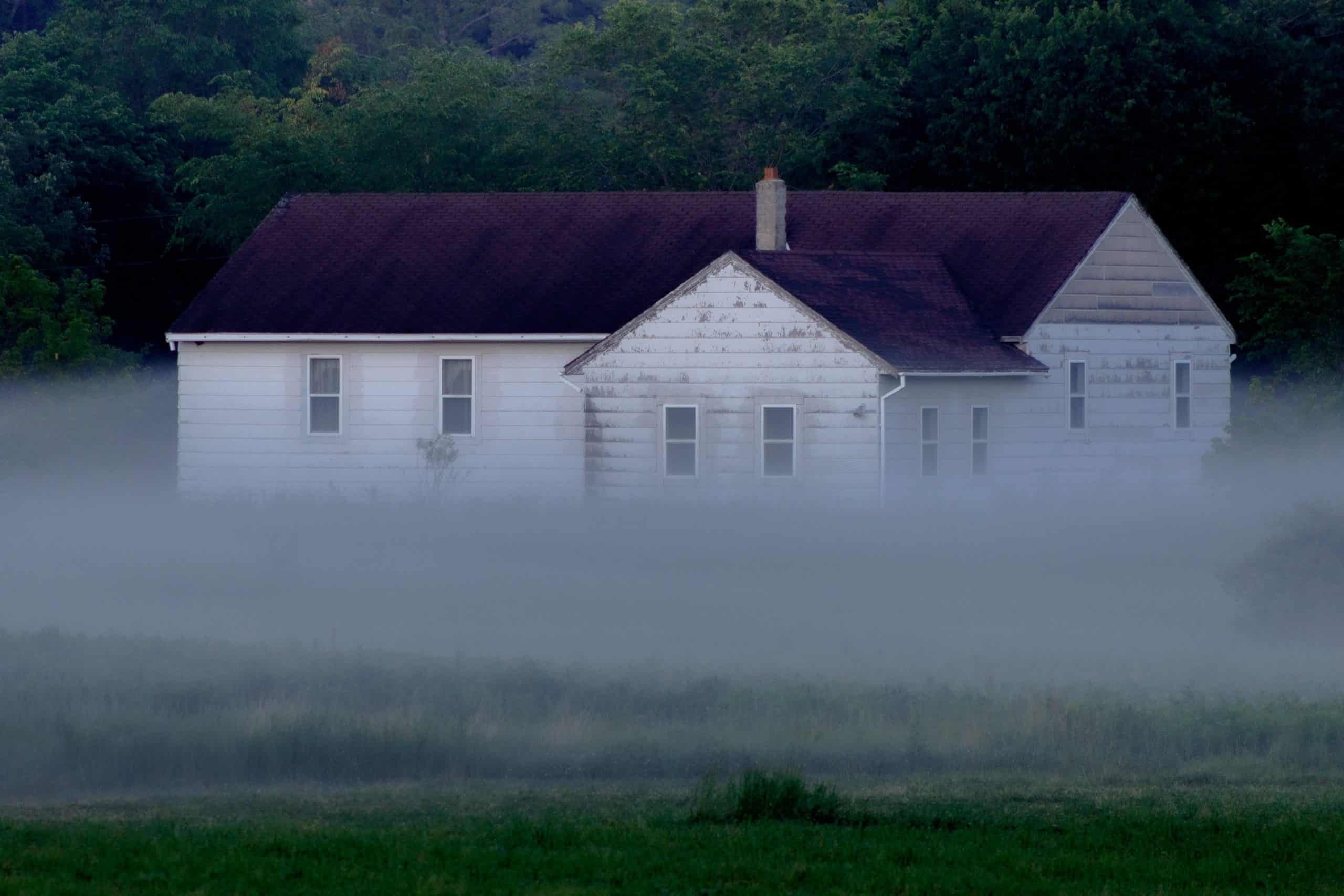 misty house dark creepy misty house dark creepy
