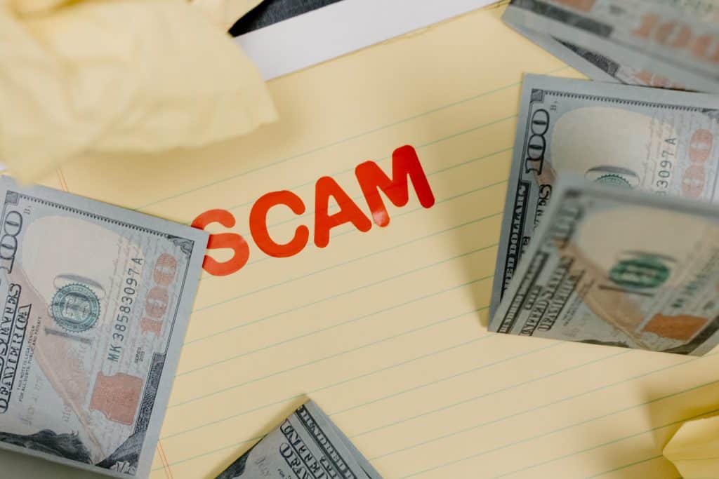 scam money