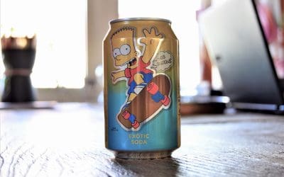 simpsons drink can skateboard