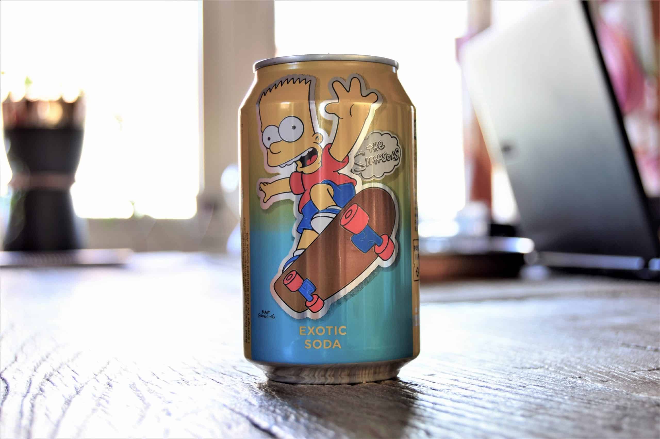 simpsons drink can skateboard
