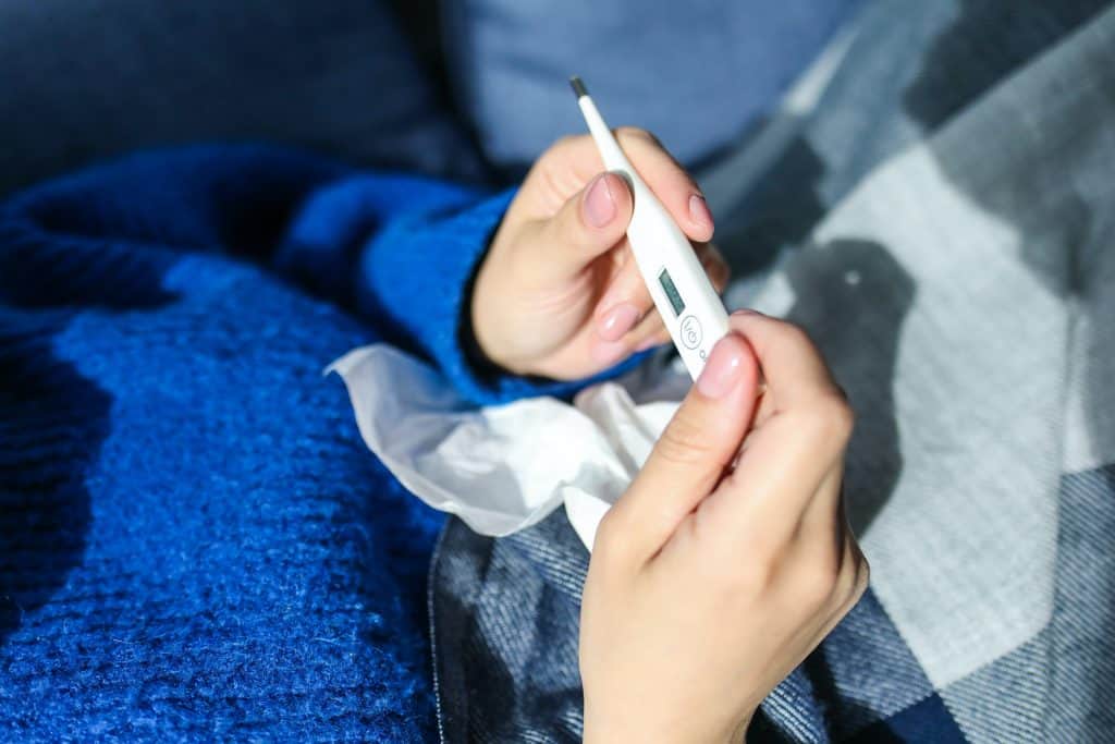 thermometer tissue sick