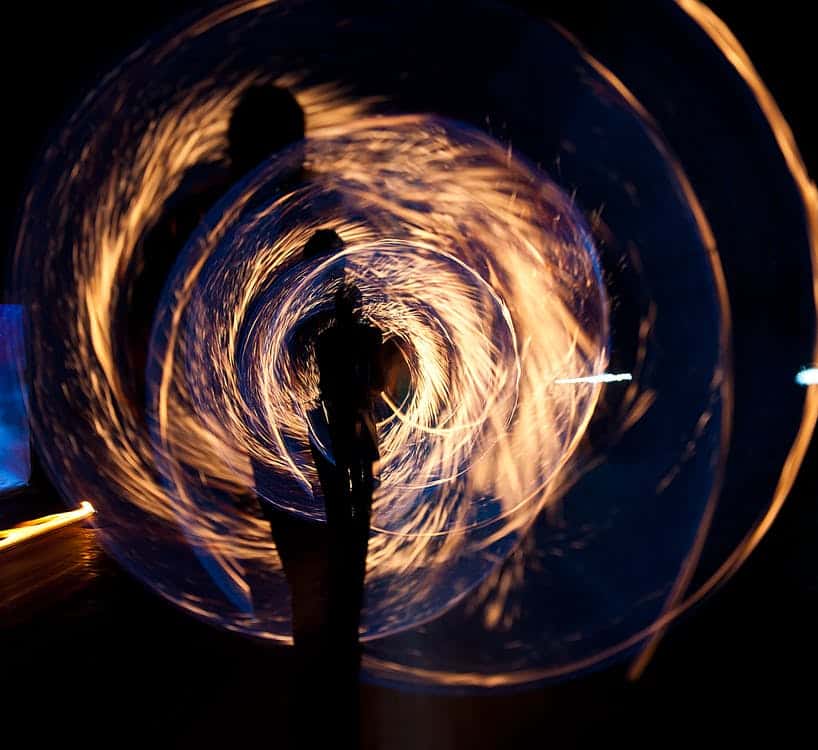 Hot Fireworks Fire