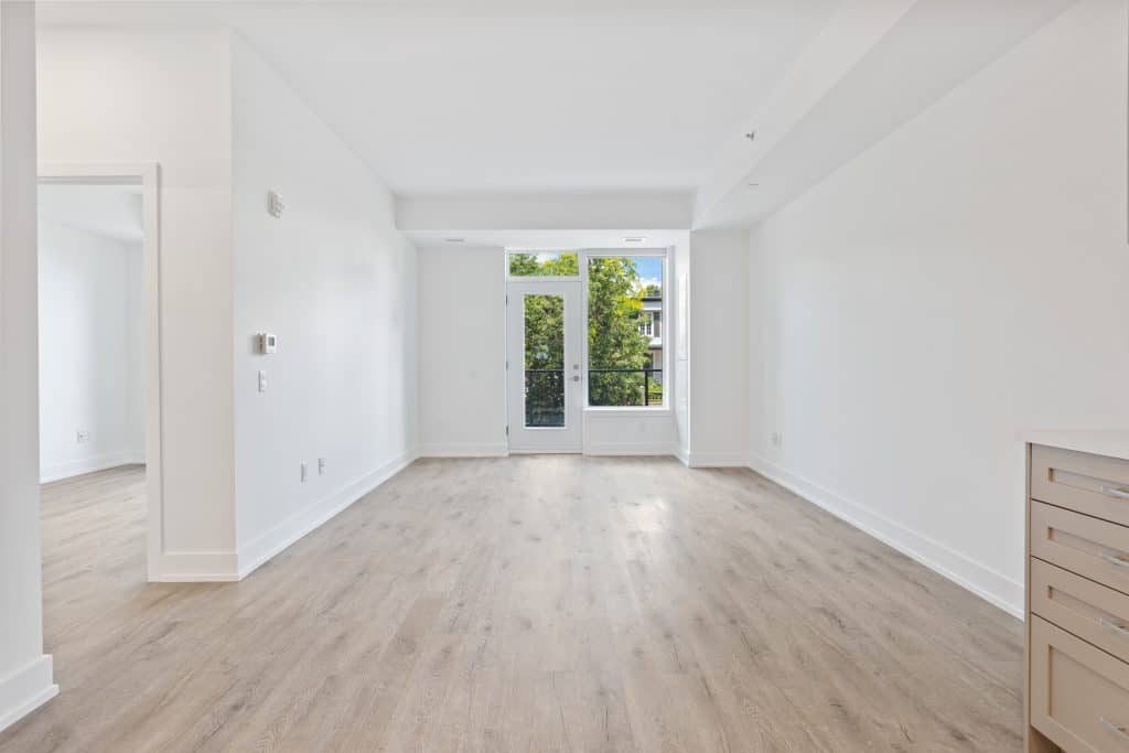 apartment unit empty