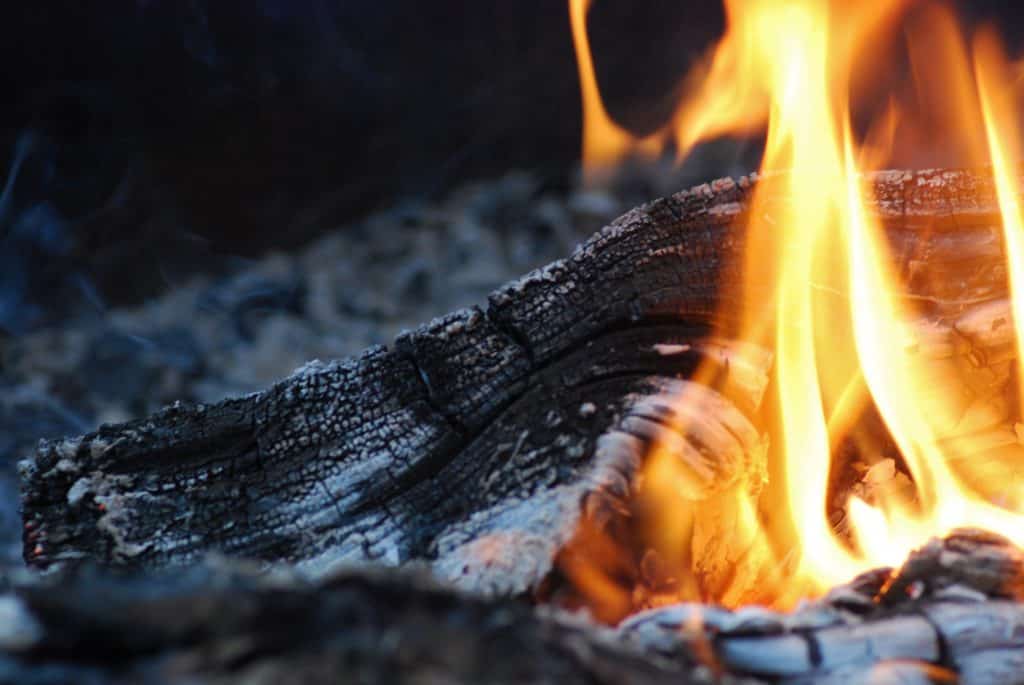 fire burned down