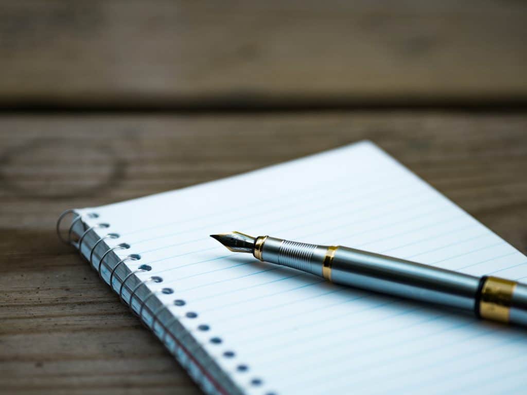 pen notebook