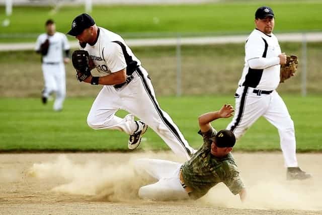 Baseball Slide Dirt