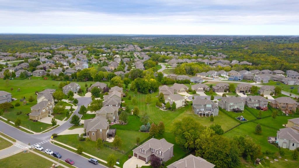 neighborhood aerial