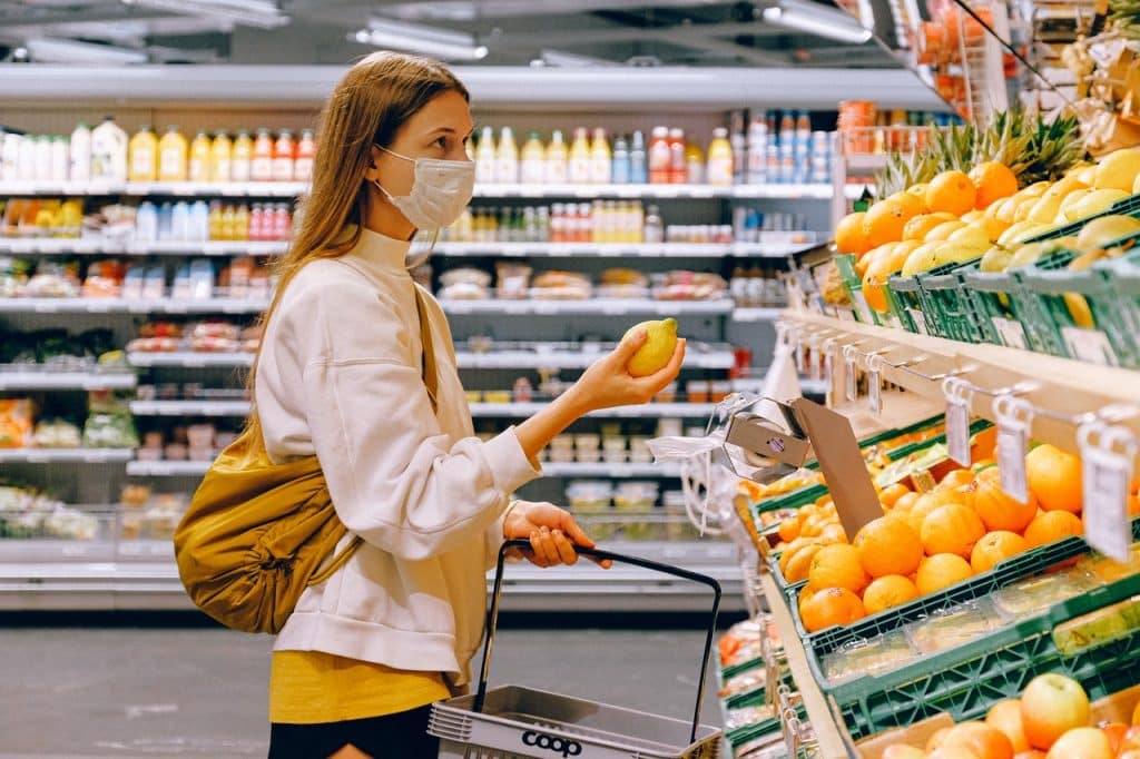 grocery shopping fruits