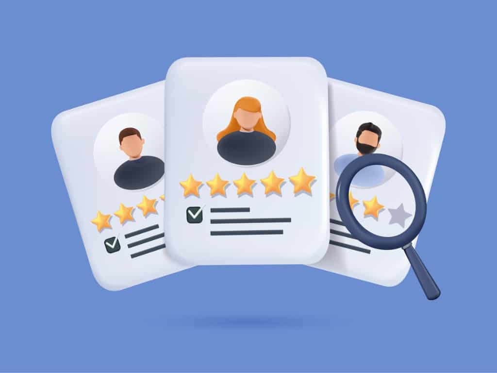 Choose people ratings