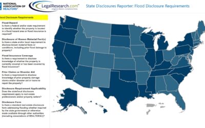 NAR Debuts Flood Disclosure Tracker