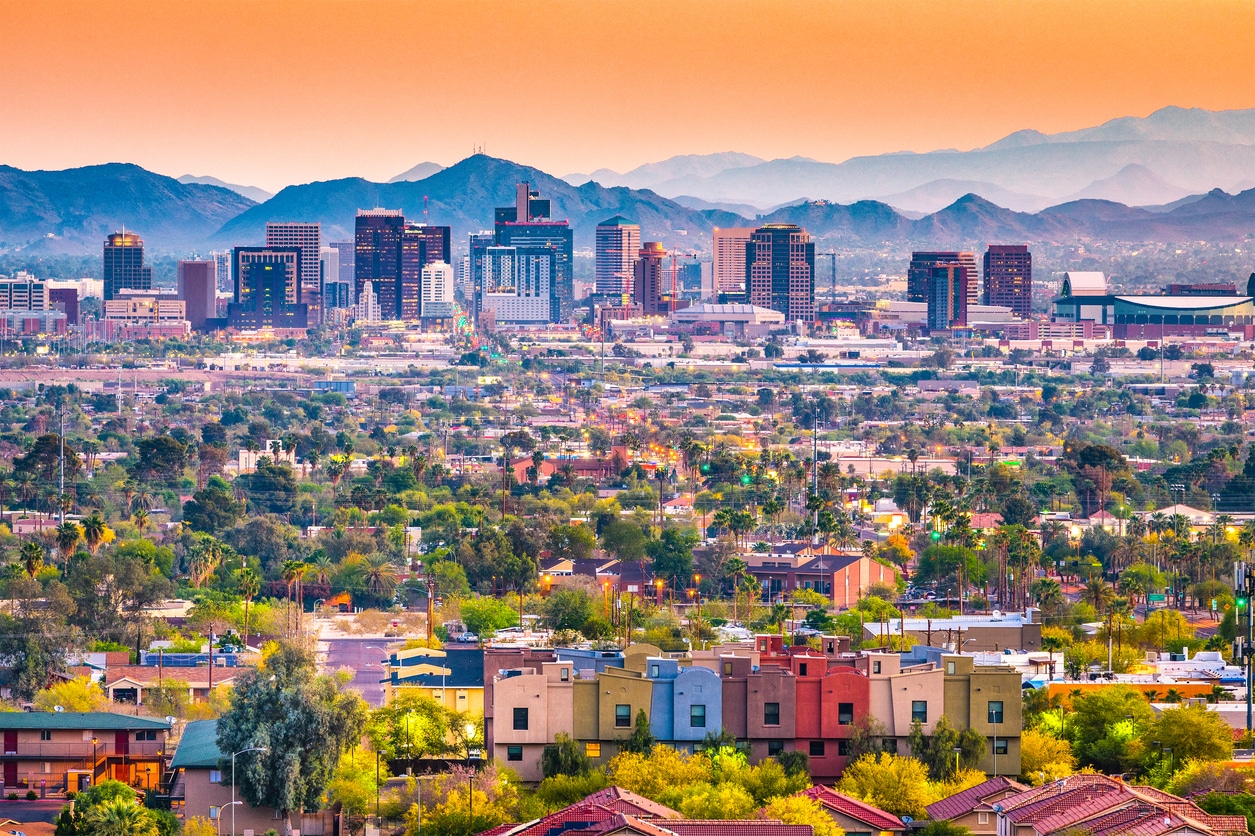 Phoenix, Arizona, USA Cityscape