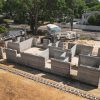 A 3D-printed home under construction on Long Island, New York.