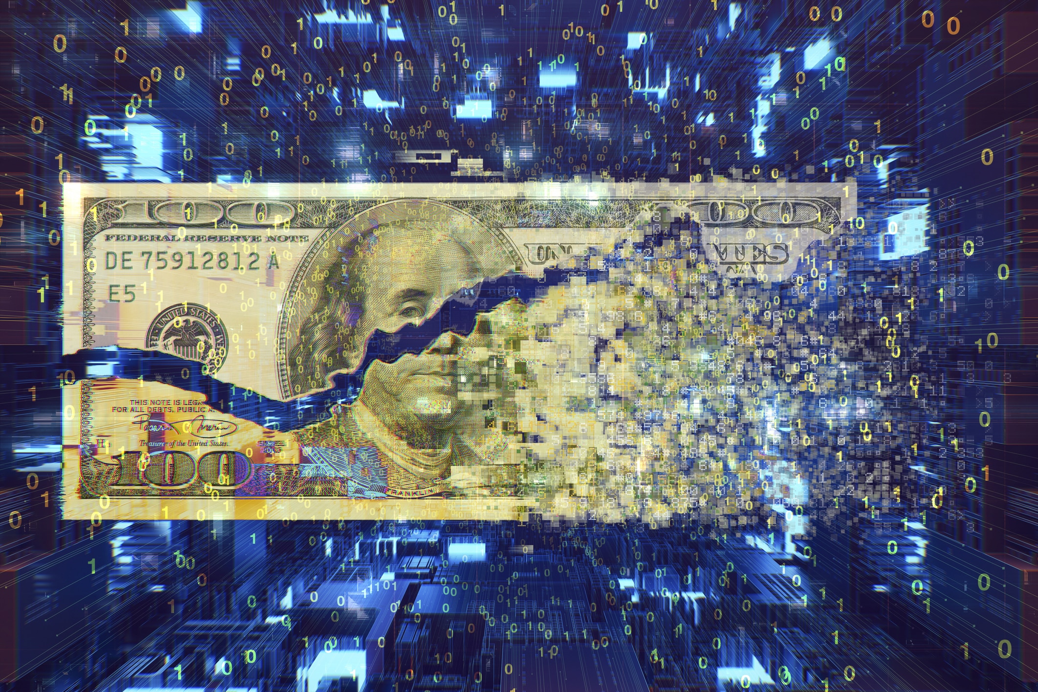 Cryptocurrency or money transfer concepts Photo: Dem10 / Getty Images