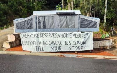 Australian Father Pitches Tent Outside Prime Minister’s Home to Protect Rising Housing Costs