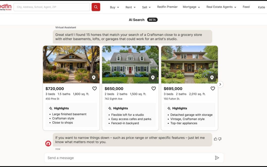 Redfin Debuts AI-Fueled Conversational Home Search Tool