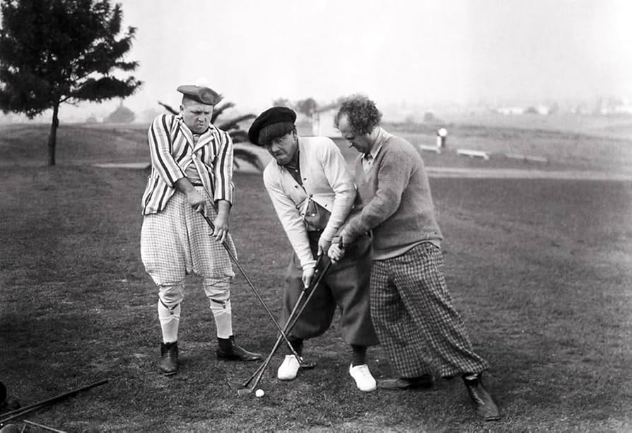 golfing
