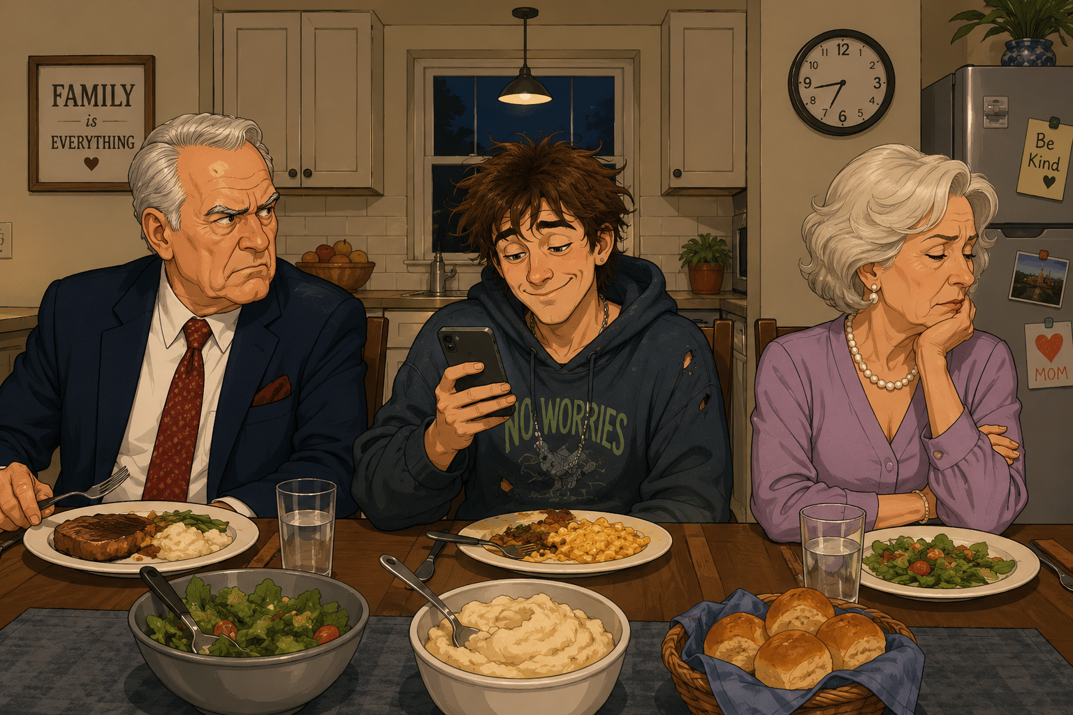 living at home