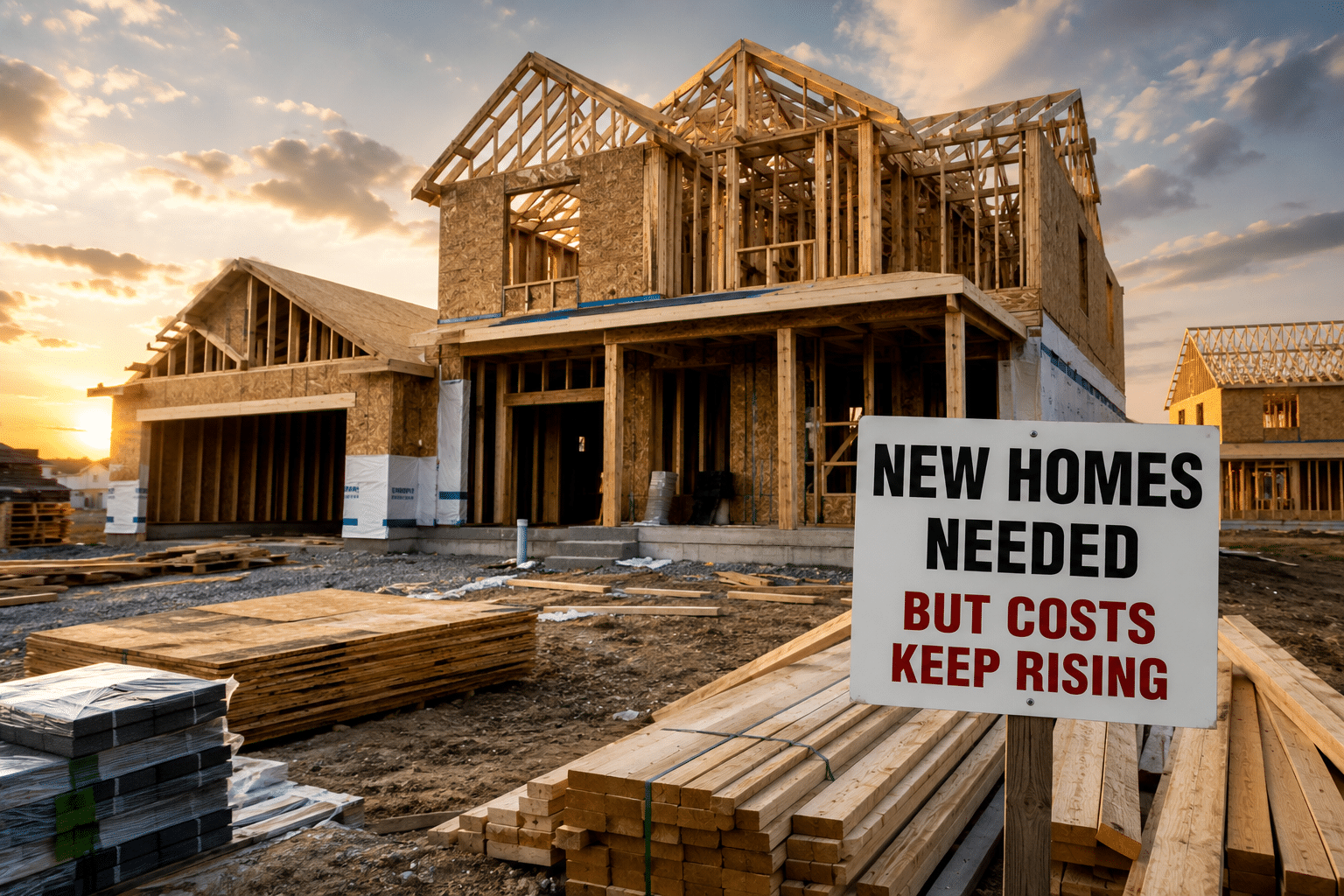 America Needs More Homes as Construction Costs Rise
