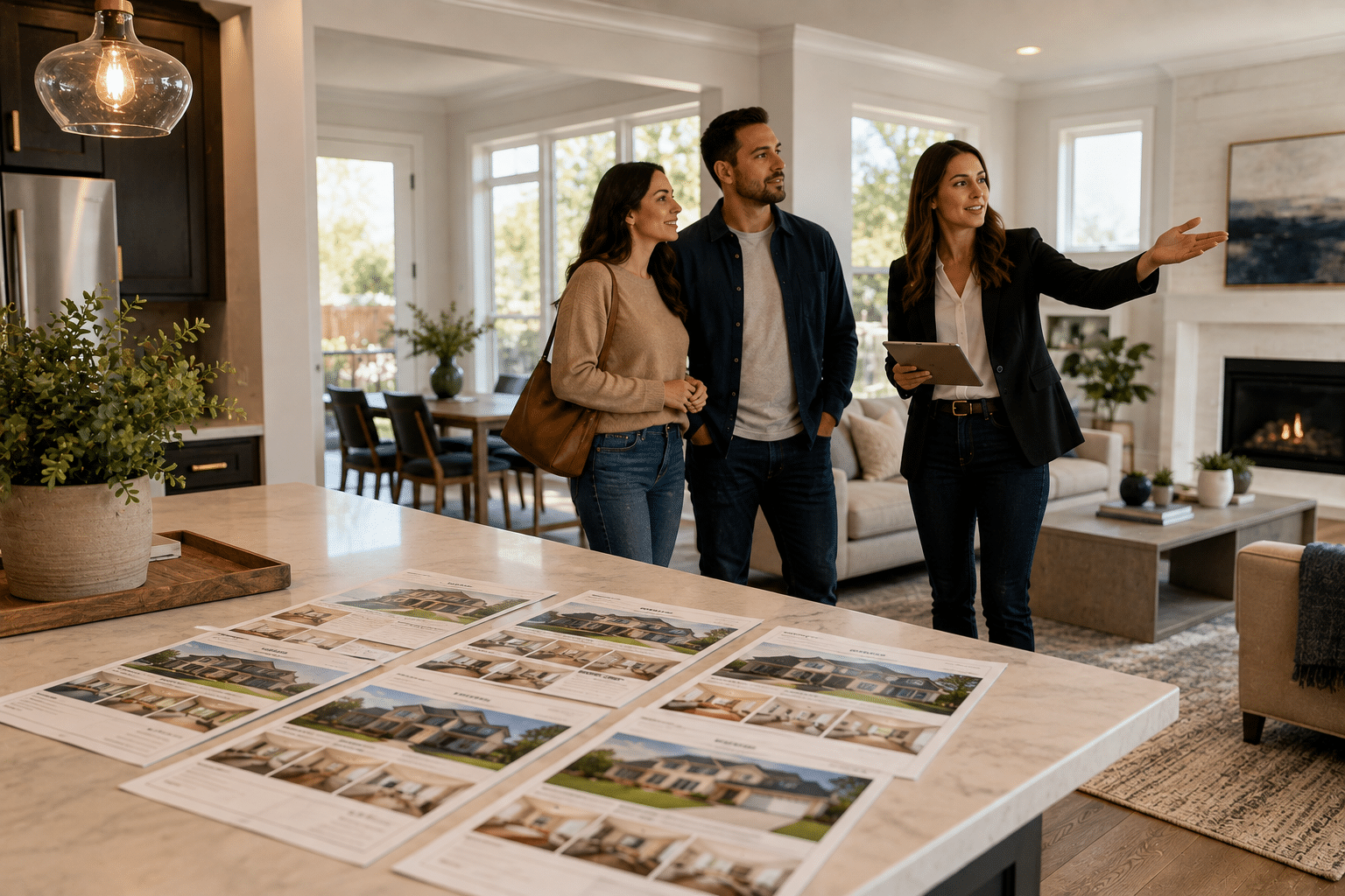 Housing Inventory Gives Buyers More Choices Homebuyer touring a property as rising housing inventory provides buyers with more choices