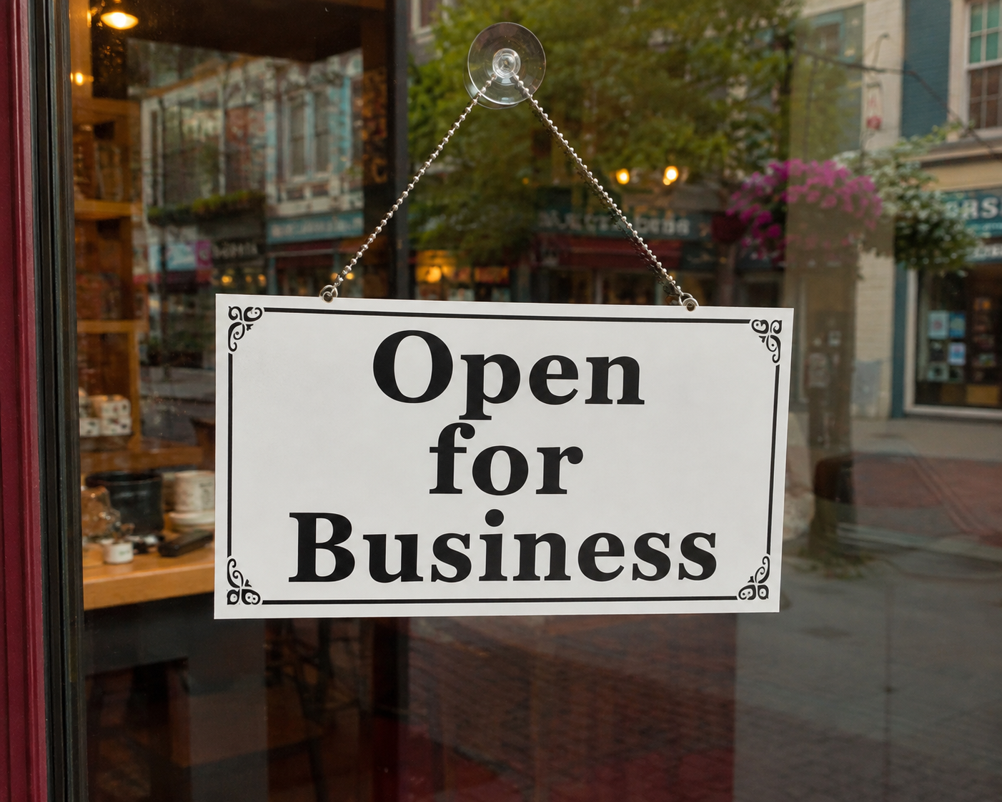 open for business