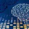 Abstract digital artificial intelligence visualization illustrating agentic technology used in real estate