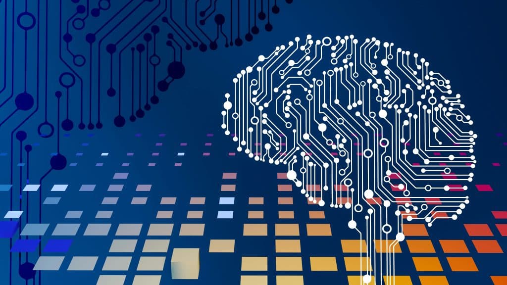 Abstract digital artificial intelligence visualization illustrating agentic technology used in real estate
