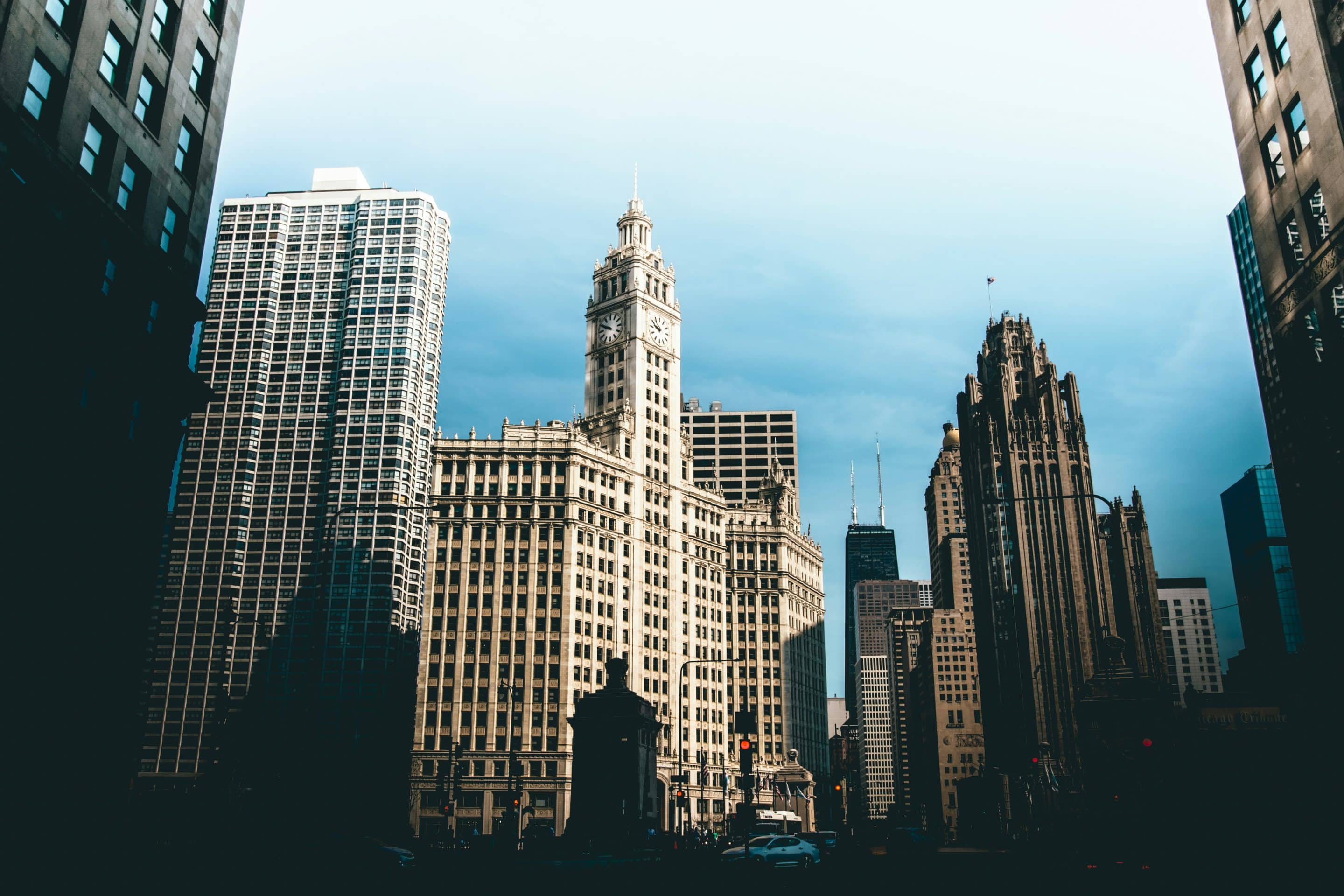 Chicago Zillow MRED Federal Court Dispute Chicago skyline illustrating the federal court dispute involving Zillow, MRED and Compass