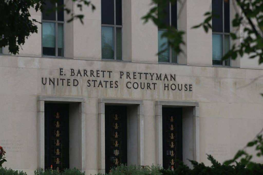 Federal courthouse building illustrating litigation over home equity agreements